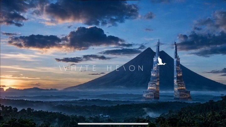 White Heron & Mountain #5