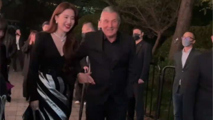 Liu Yifei as Bulgari’s ambassador—her waist and hips are next-level: super-slim waist, perfectly per