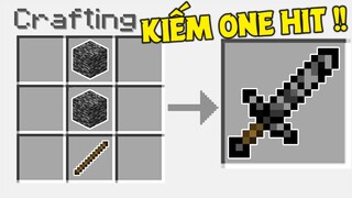 MINECRAFT CHẾ TẠO KIẾM ĐÁ NỀN ĐÁNH RỒNG 1 CÁI CHẾT LUÔN !! *KIẾM MẠNH NHẤT TRONG MINECRAFT*