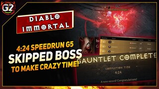 Gauntlet 5 | 4:24 Run - We Skipped 3rd Boss | Diablo Immortal