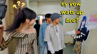 EUNCHAE *getting dissed* by THE BOYZ in her own show