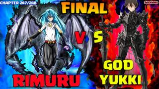 Demon Lord Rimuru Vs Yuuki Kagurazaka Final | Rimuru vs Yuuki Final Part | Web Novel Chapter 247/248
