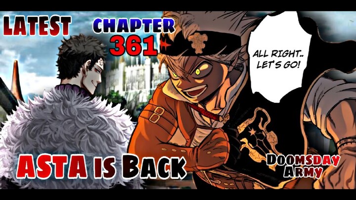 Black Clover CHAPTER 361, ASTA is BACK, The Doomsday Army, Door of Destiny