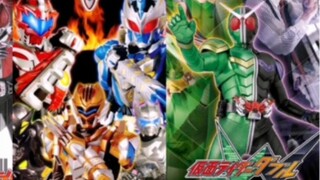 A review of the Kamen Rider and Armor Hero series that aired in the same year