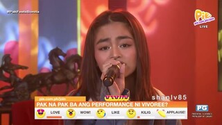 #Vivoree singing, ‘Sigurado’ by Belle Mariano on Pak Na Pak! Palong Follow