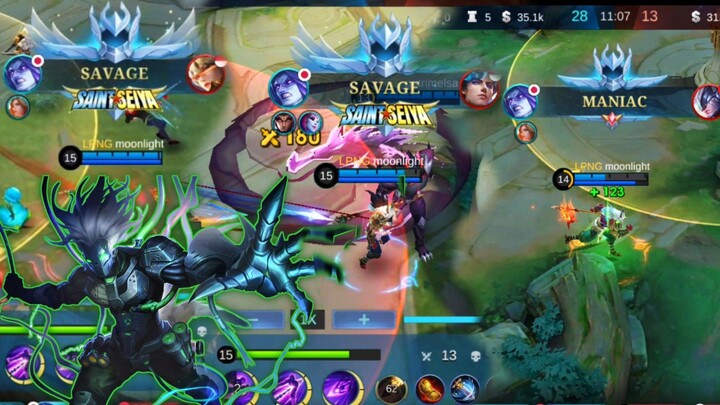 moment terbaik moskov savage (mobile legends)