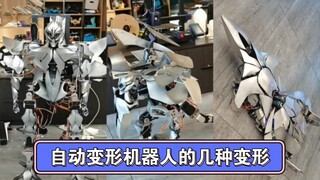 Homemade automatic transforming robot re-adjusts two transformation modes