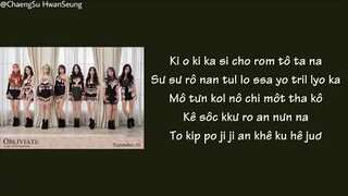 [Phiên âm tiếng Việt] Obliviate - Lovelyz