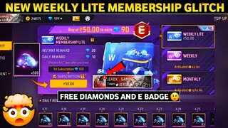 NEW MEMBERSHIP FREE FIRE | WEEKLT LITE MEMBERSHIP TOTAL KITNA DIAMONDS MILEGA | FREE FIRE NEW EVENT