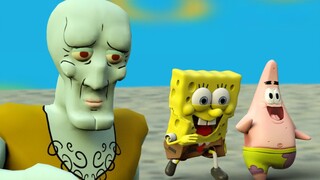 [SpongeBob SquarePants] Squidward Tentacles Chases After Them