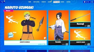 ¡Por Fin! LA TIENDA de NARUTO LLEGA a FORTNITE *OFICIAL* 😱🔥 ESTE DIA SALE LA SKIN NARUTO en FORTNITE