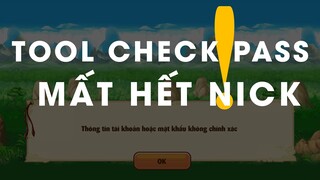 Mất Hết Nick Cảnh Báo Tool Check Pass Ngọc Rồng Online