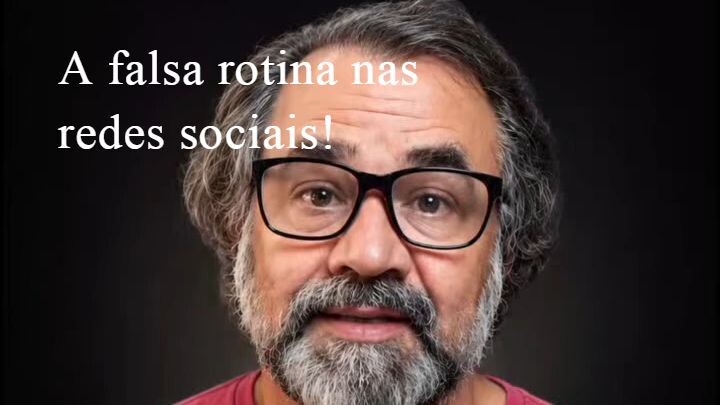 A falsa rotina nas redes sociais!