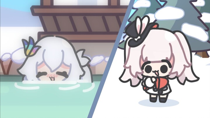 Yaoguang: Don’t throw snowballs into the hot springs!!!