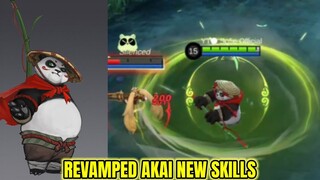 Revamped Akai Skills & Look Update | NEW SKILLS | MLBB