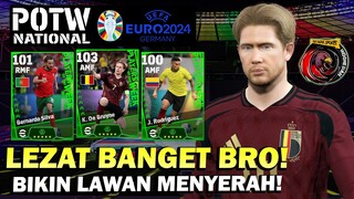 WOW POTW EURO 2024! ADA KEVIN 103 TERKUAT, SILVA 101, JAMES 100 LANGKA DAN BIKIN LAWAN MENYERAH!