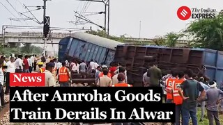 Train Accident Today: Second Goods Train Derailment: Three Coaches Off Track in Alwar
