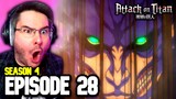 ATTACK ON TITAN Season 4 Part 2 Episode 28 REACTION (THE FINALE!) | Attack on Titan REACTION