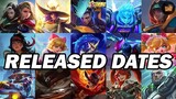 ALL NEW RELEASED DATES in Mobile Legends