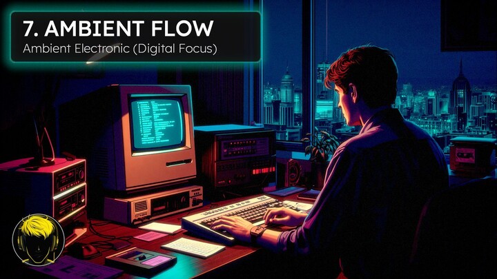 🩵 Ambient Flow - Relaxing Coding Music For Work, Study, Focus And Concentration | BitFrequencies