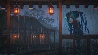 Watching The Rain At Midnight ️🌧️