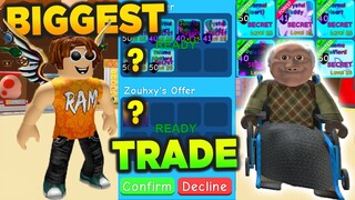 I Traded This Old Man 6 SECRET PETS JUST FOR 1 PET in Roblox Bubblegum Simulator