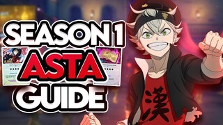 SEASON 1 ASTA COMPLETE GUIDE: BEST GEARSETS, TALENT TREE, SKILL PAGES & TEAMS - Black Clover Mobile