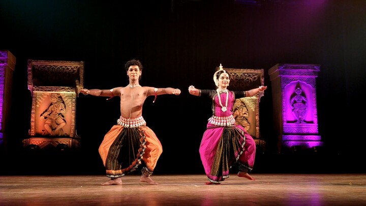 【Indian Classical Dance】Odissi | A wonderfully choreographed raga pallavi | by Rajkumar Kar and T. T