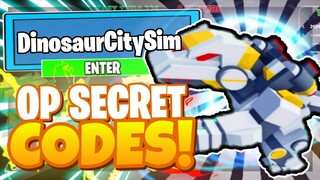 *JULY 2021* ALL *7* NEW SECRET OP CODES! Roblox Dinosaur City Simulator