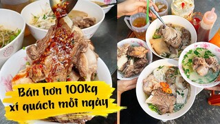 Quán hủ tiếu MỖI NGÀY BÁN HƠN 100KG XÍ QUÁCH hơn 40 năm hông ngơi khách ở SG | Địa điểm ăn uống