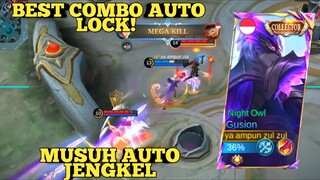 best combo auto lock, musuh auto jengkel