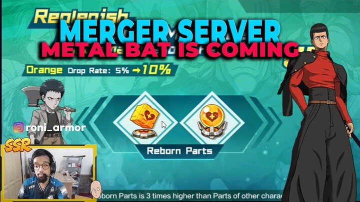 AKHIRNYA MERGER SERVER, METAL BAT BISA GRATIS??? - One Punch Man The Strongest