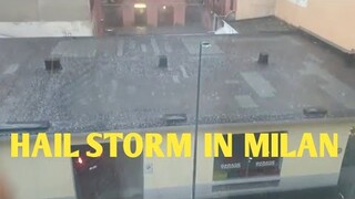 Hailstorm dine sa milano