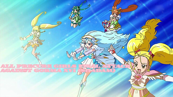 All Precure Girls Final Attack Against Gorma XVI (Shadam) (FANMADE)