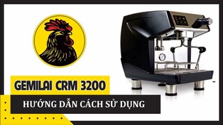 Máy pha cafe gemilai | Hướng dẫn cách sử dụng