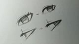 Cara menggambar mata anime untuk pemula [oc/original karakter] Tutorial