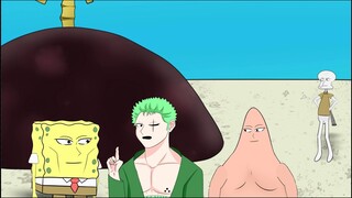 spongebob dan petrik main sama ZORO