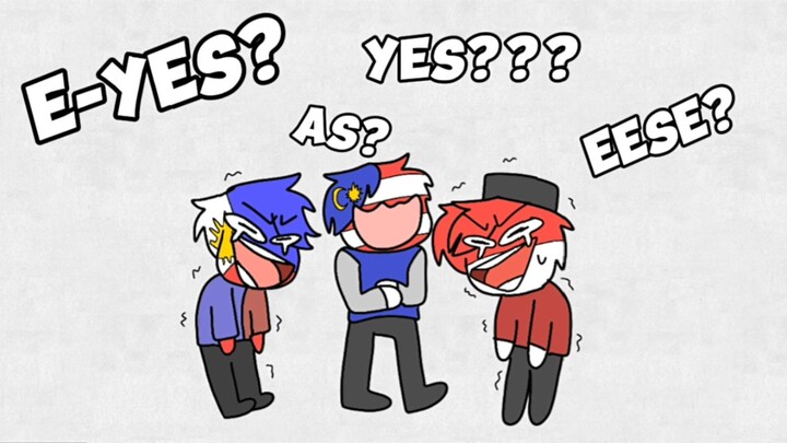 WHAT DOES E-Y-E-S SPELL? | COUNTRYHUMANS ANIMATION (MAPHILINDO)