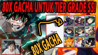 🔥🔥80X GACHA ENDEAVOUR & OVERHAUL "TIERLIST GRADE SS" - MY HERO ULTRA IMPACT