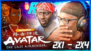 AVATAR: THE LAST AIRBENDER - 2x1 / 2x2 / 2x3 / 2x4 | Reaction | Review | Discussion