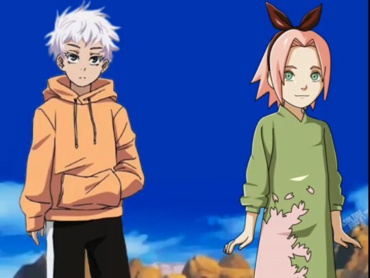 โกโจ ซาโตรุ vs ฮารุโนะ ซากุระ