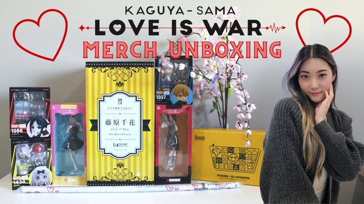 Unbox with me :D | ALL my Kaguya-Sama merch + Divoom!!