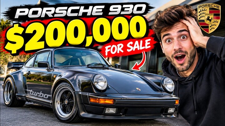 Bought a $200,000 Porsche 930! 😱 | Insane Car for Sale