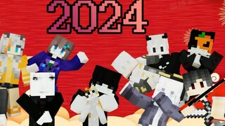 Chúc mừng năm mới Minecraft 2024