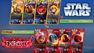 Star Wars Vs New Exorcist Squad | Battle of Youtuber Vs TikToker/Streamers!! 😱 | Who Win? 👑 (Game 2)