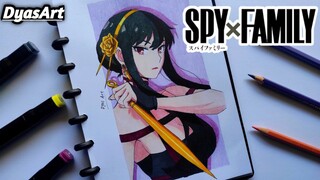 Mommy kembali dengan baju dinasnya😋 | Drawing Yor Forger[SPY X FAMILY]