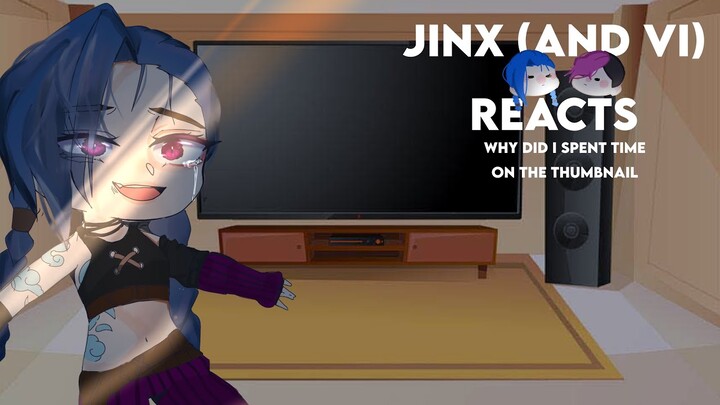 Jinx and Vi reacts to tiktoks (arcane) :)