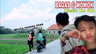 CEWEK INI BERHASIL DAPAT NO WA WOWOK DAN BAGAS - [sjk vlog]