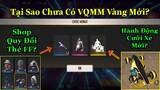 [Free Fire]/Tại Sao Chưa Có VQMM Vàng Mới?Shop Quy Đổi Thẻ FF Skin Súng Ngon,Test Hành Động Mới?