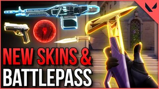 ALL NEW BATTLEPASS SKINS & SPIKE RUSH EXPLAINED! - Valorant